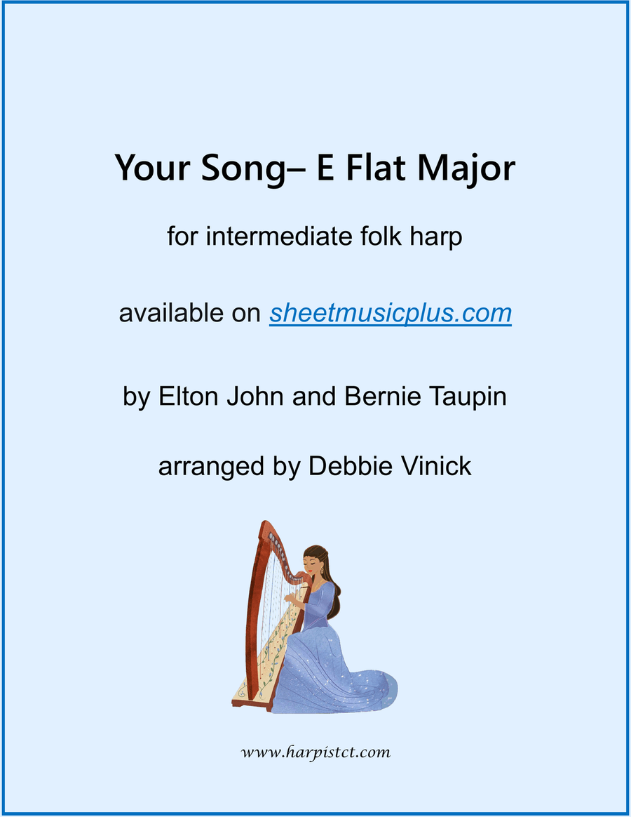 Your Song Celtic Harp scores gallery preview page 1