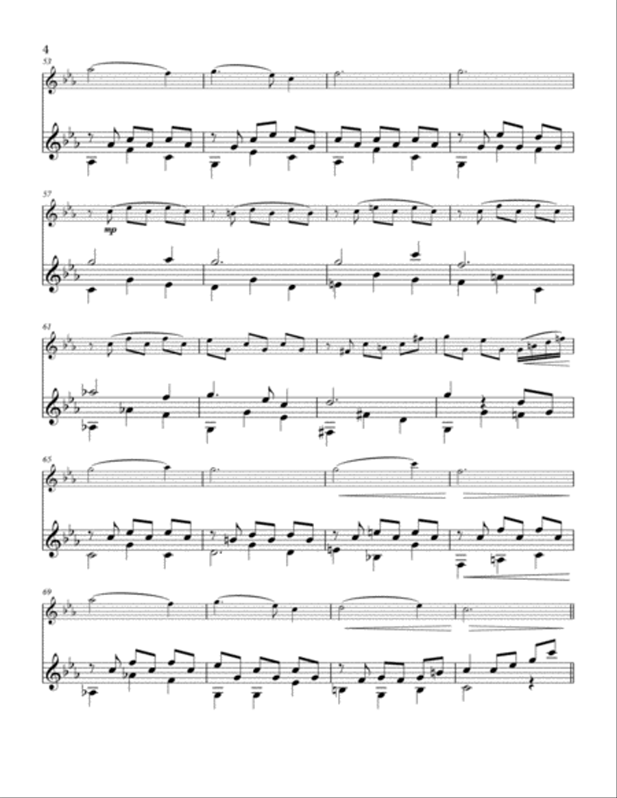 Once Upon A December from the Twentieth Century Fox Motion Picture ANASTASIA Small Ensemble scores gallery preview page 5