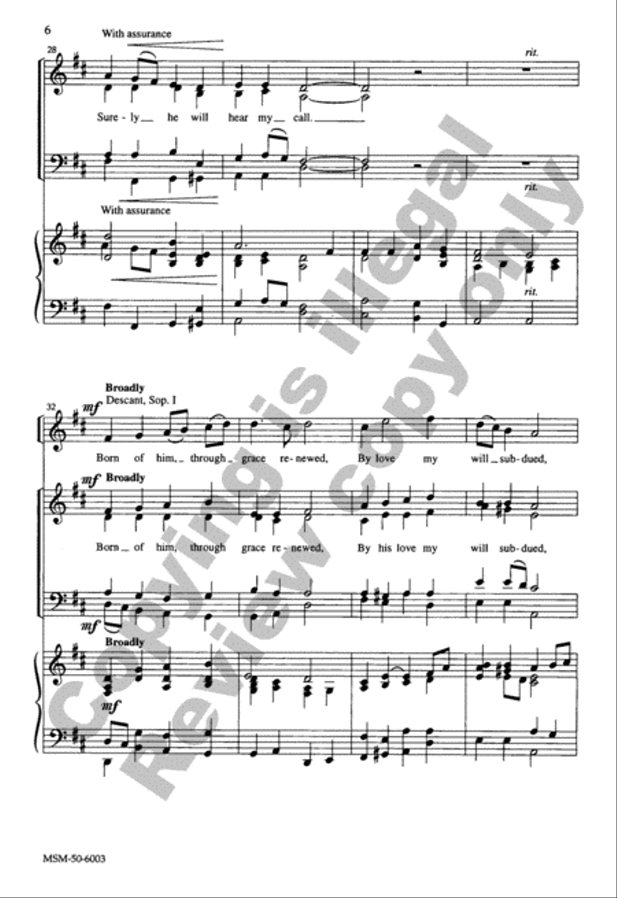 More Like Jesus More Like Jesus 4-Part scores gallery preview page 5