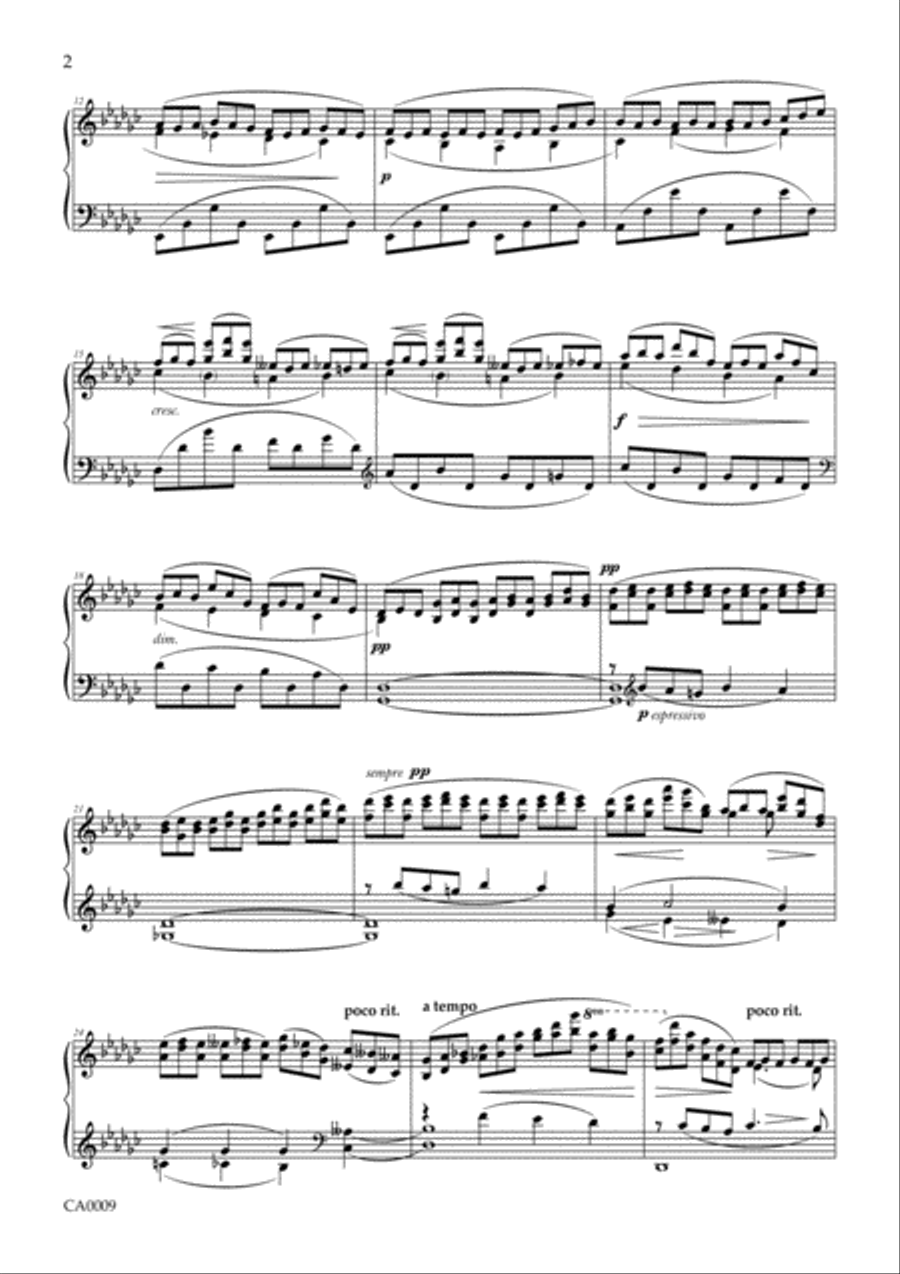 Il Neige, for piano solo Piano Solo scores gallery preview page 3