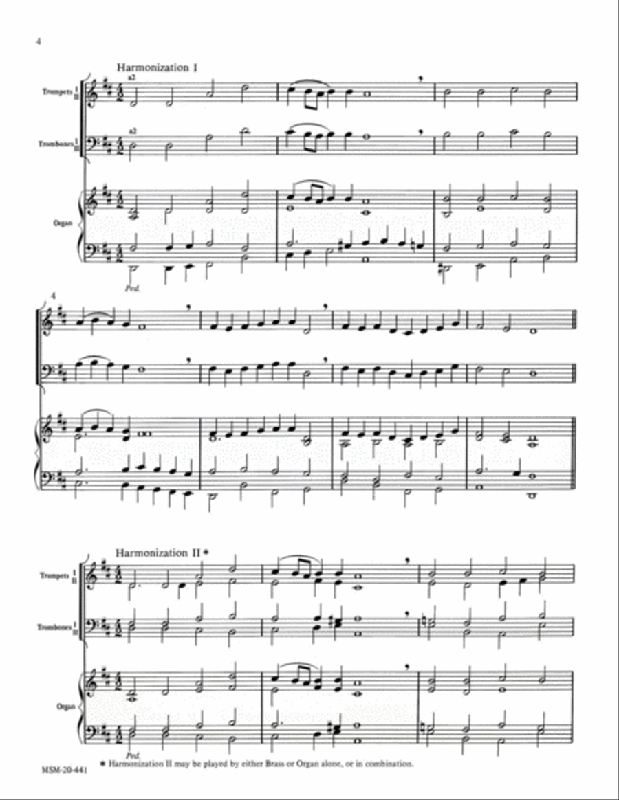 At the Lamb's High Feast (Sonne der Gerechtigkeit) Choir scores gallery preview page 4