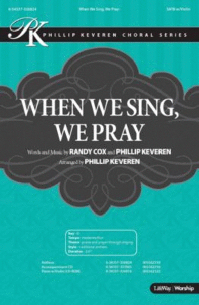 When We Sing, We Pray - Orchestration CD-ROM