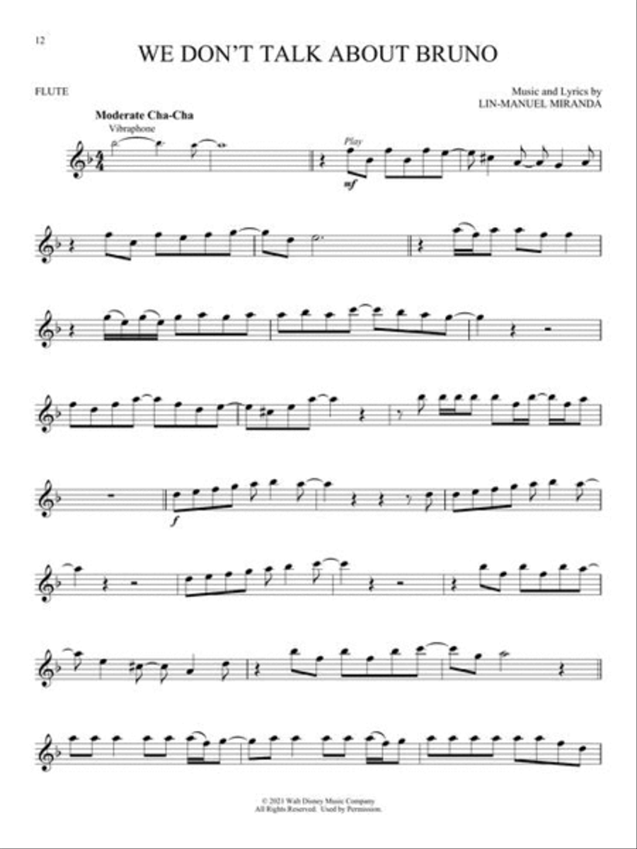 Encanto for Flute Flute Solo scores gallery preview page 5