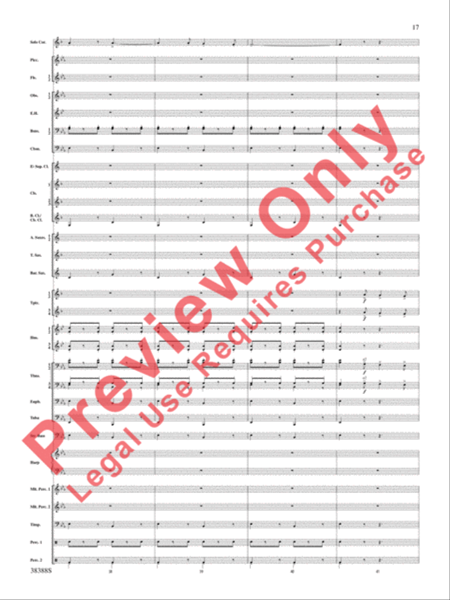 Napoli Napoli Concert Band scores gallery preview page 18