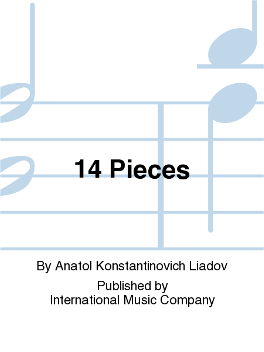 14 Pieces Piano Solo scores gallery preview page 1