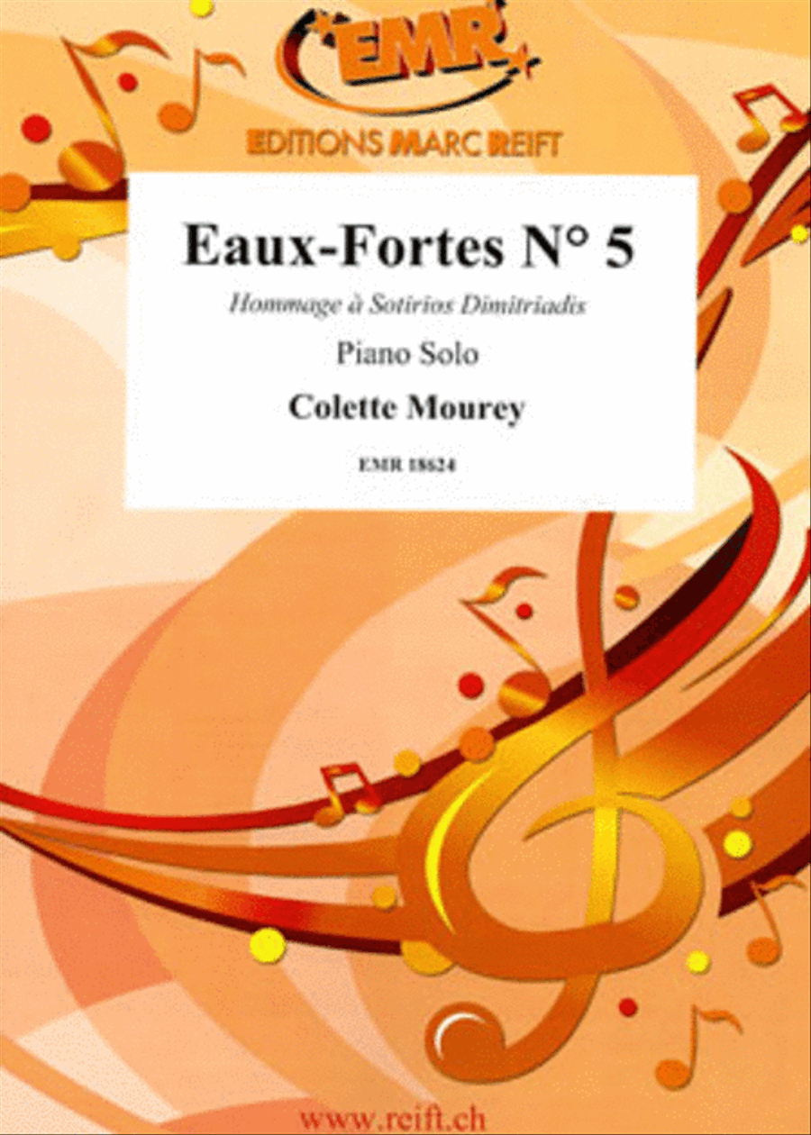 Eaux-Fortes No. 5 Piano Solo scores gallery preview page 1