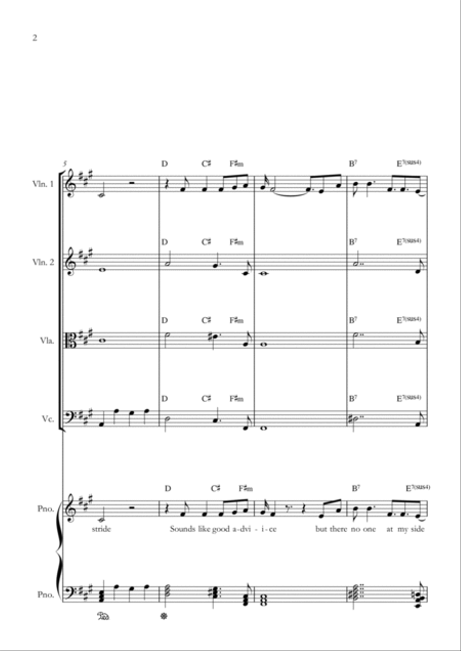 Long Long Time Long Long Time String Quartet scores gallery preview page 2