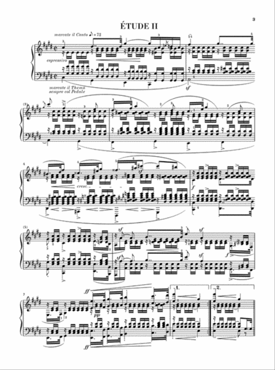 Symphonic Etudes Op. 13 (Early, Late, and 5 Posthumous Versions)