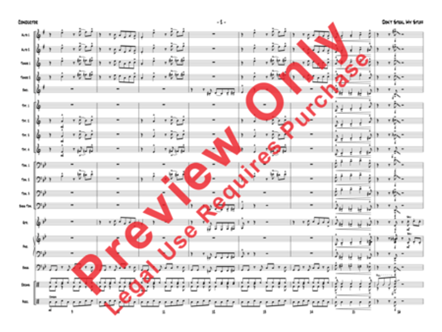 Don't Steal My Stuff Don't Steal My Stuff Jazz Ensemble scores gallery preview page 25