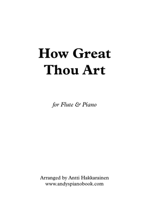 How Great Thou Art - Flute & Piano
