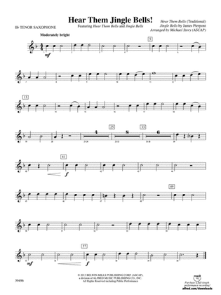 Hear Them Jingle Bells!: B-flat Tenor Saxophone