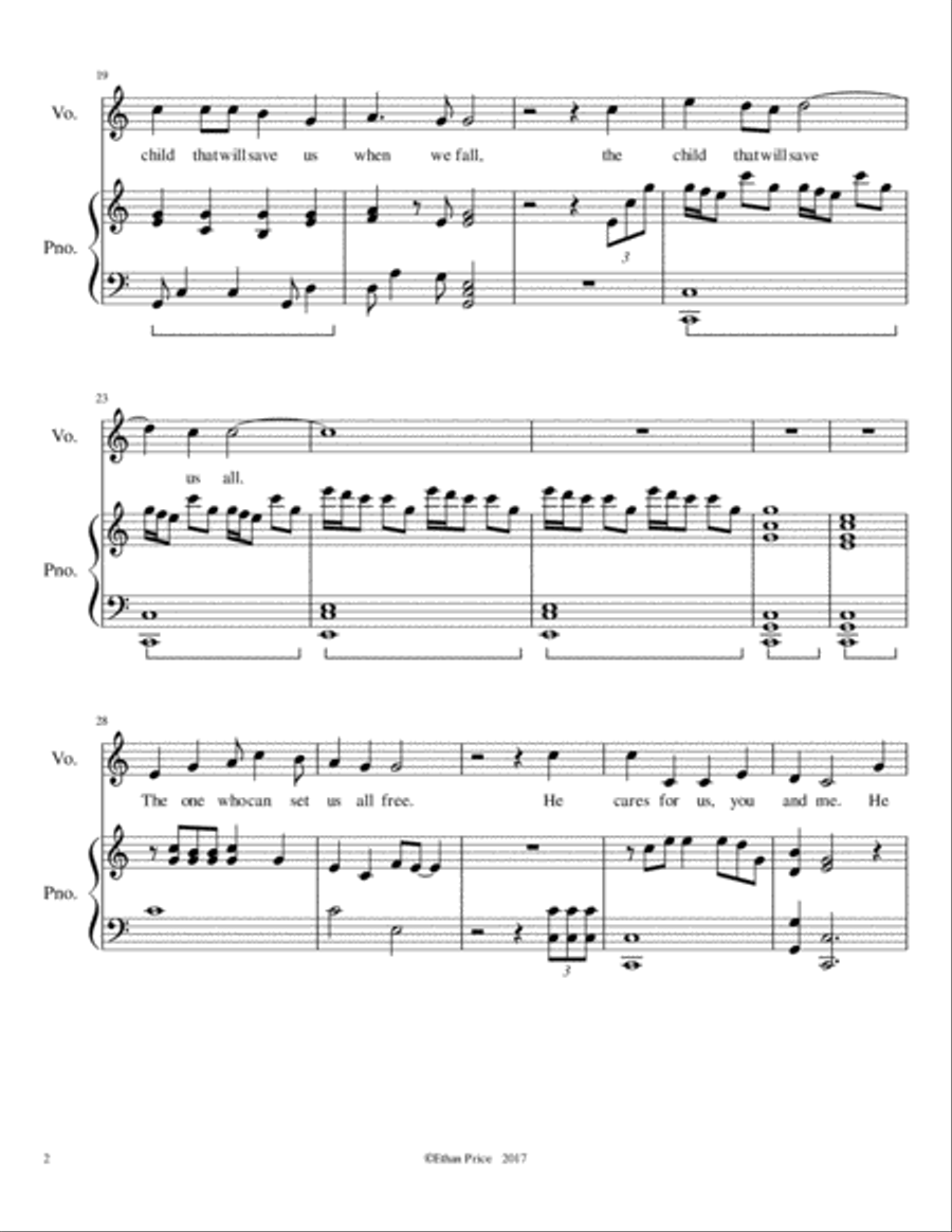 The Stillness of the Night Soprano Voice scores gallery preview page 3