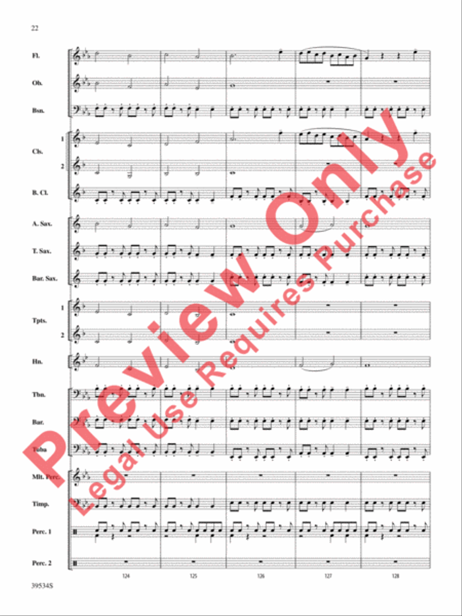 The Magic of Harry Potter Concert Band scores gallery preview page 23