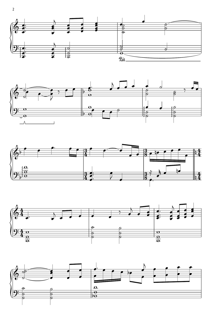Sweet Water Sweet Water Piano Solo scores gallery preview page 2