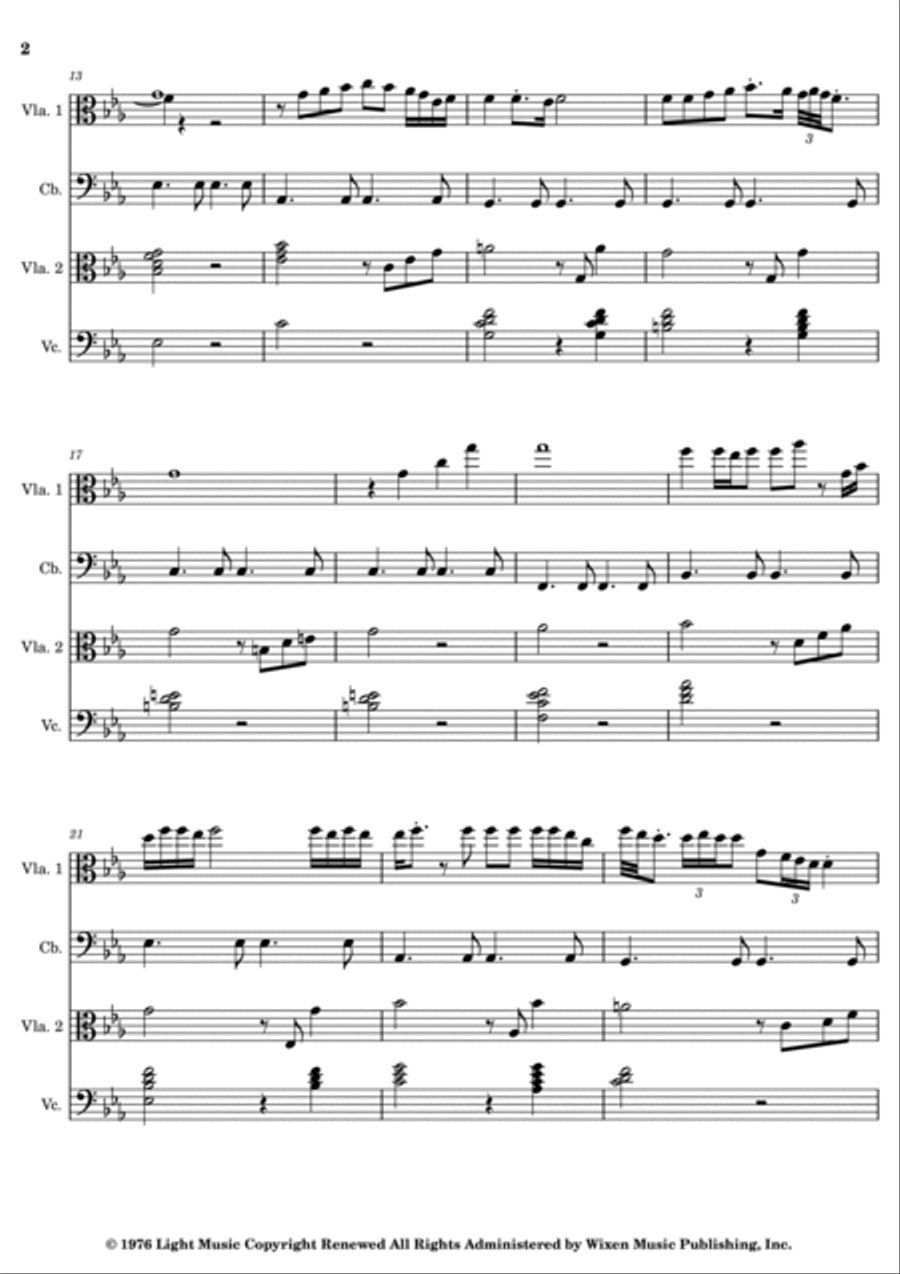 Europa Europa String Quartet scores gallery preview page 2