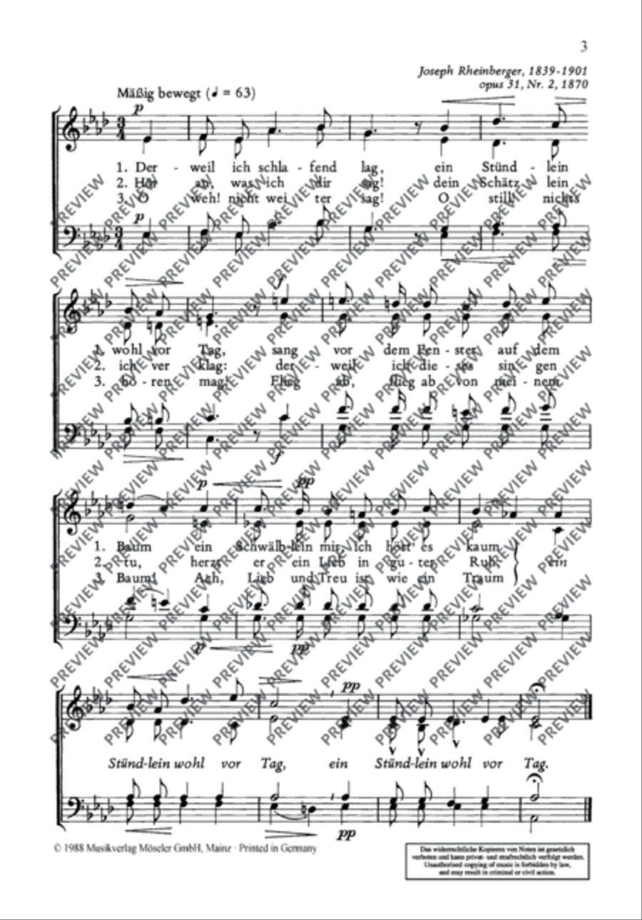 An hour before daybreak An hour before daybreak 4-Part scores gallery preview page 4