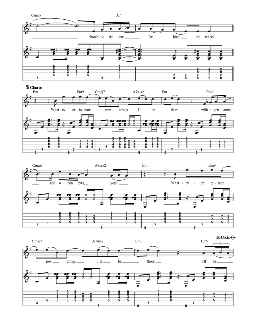 Drive Acoustic Guitar scores gallery preview page 3