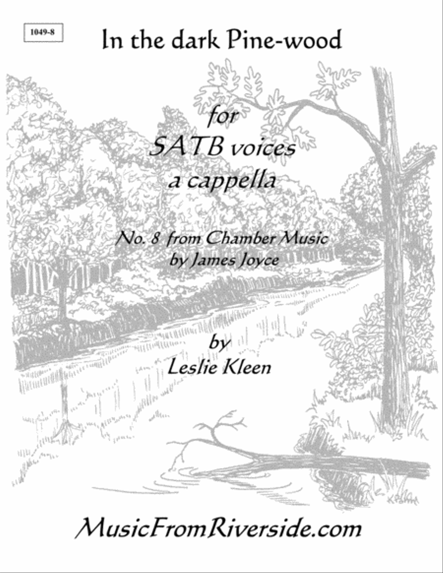 In the Dark Pine-wood for SATB a cappella 4-Part scores gallery preview page 1