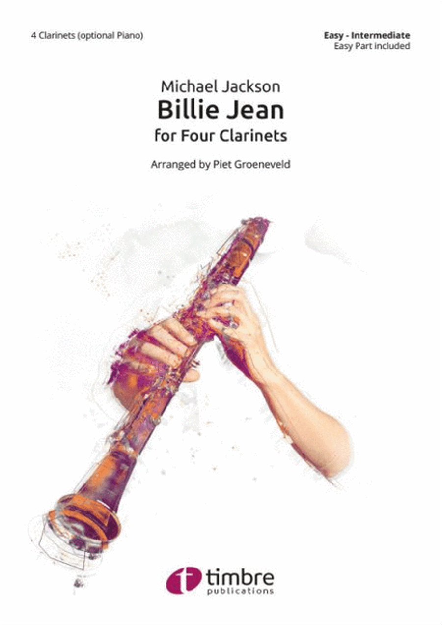 Billie Jean Billie Jean Clarinet scores gallery preview page 1