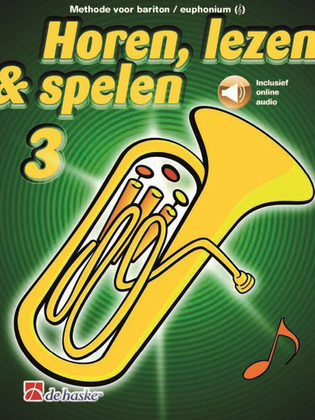 Book cover for Horen, lezen & spelen 3 bariton/euphonium TC