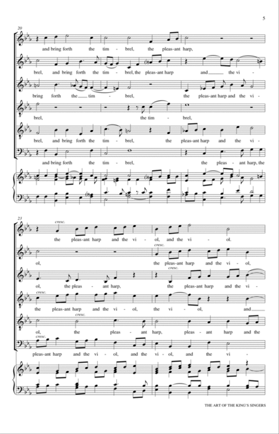 Sing Joyfully 4-Part scores gallery preview page 4