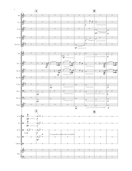 Harris Fanfare (for woodwind, brass and percussion) - score and parts image number null