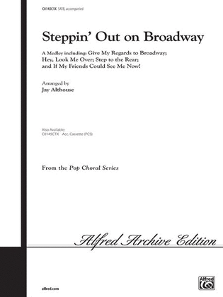 Book cover for Steppin' Out on Broadway