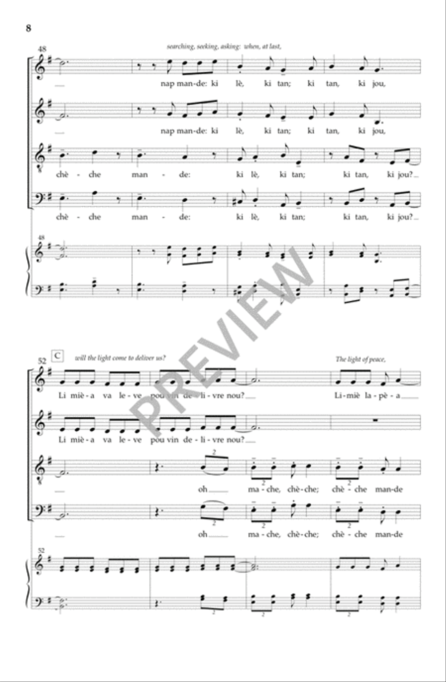 Dominus Vobiscum Divisi scores gallery preview page 9