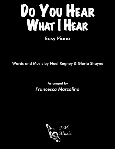 Do You Hear What I Hear (Easy Piano) image number null