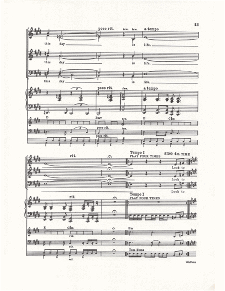 Look to this Day (Vocal Score) Divisi scores gallery preview page 8