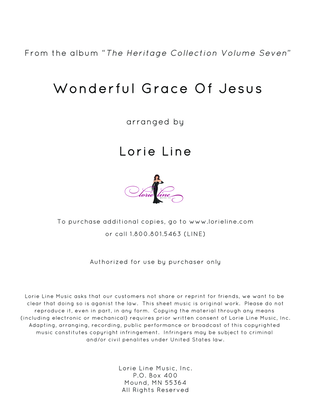 Wonderful Grace Of Jesus