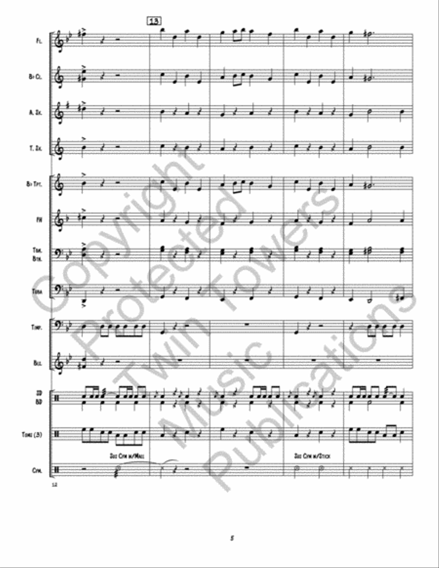 Its Alive! Concert Band scores gallery preview page 6