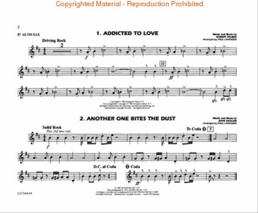 Jock Jams Super Book – Eb Alto Saxophone Marching Band scores gallery preview page 2