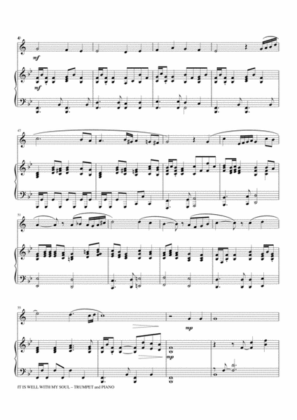 Gary Lanier: 3 BEAUTIFUL HYMNS, Set IV (Duets for Bb Trumpet & Piano) image number null