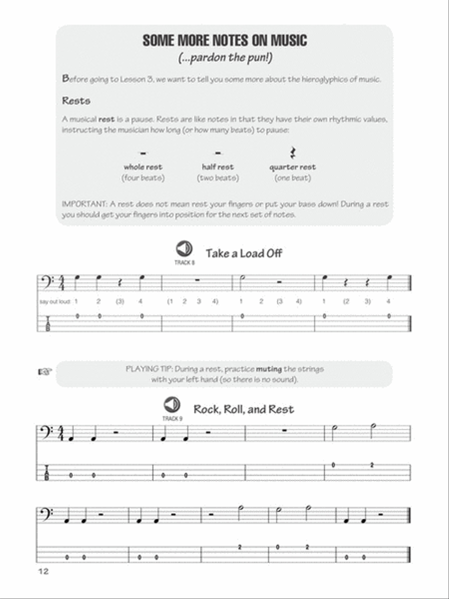 FastTrack Bass Method – Book 1 Bass Guitar Tablature scores gallery preview page 8