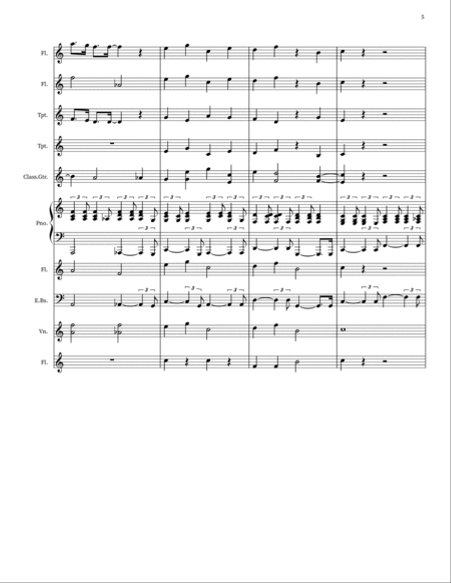 Santa Claus Is Comin' To Town Piano scores gallery preview page 5