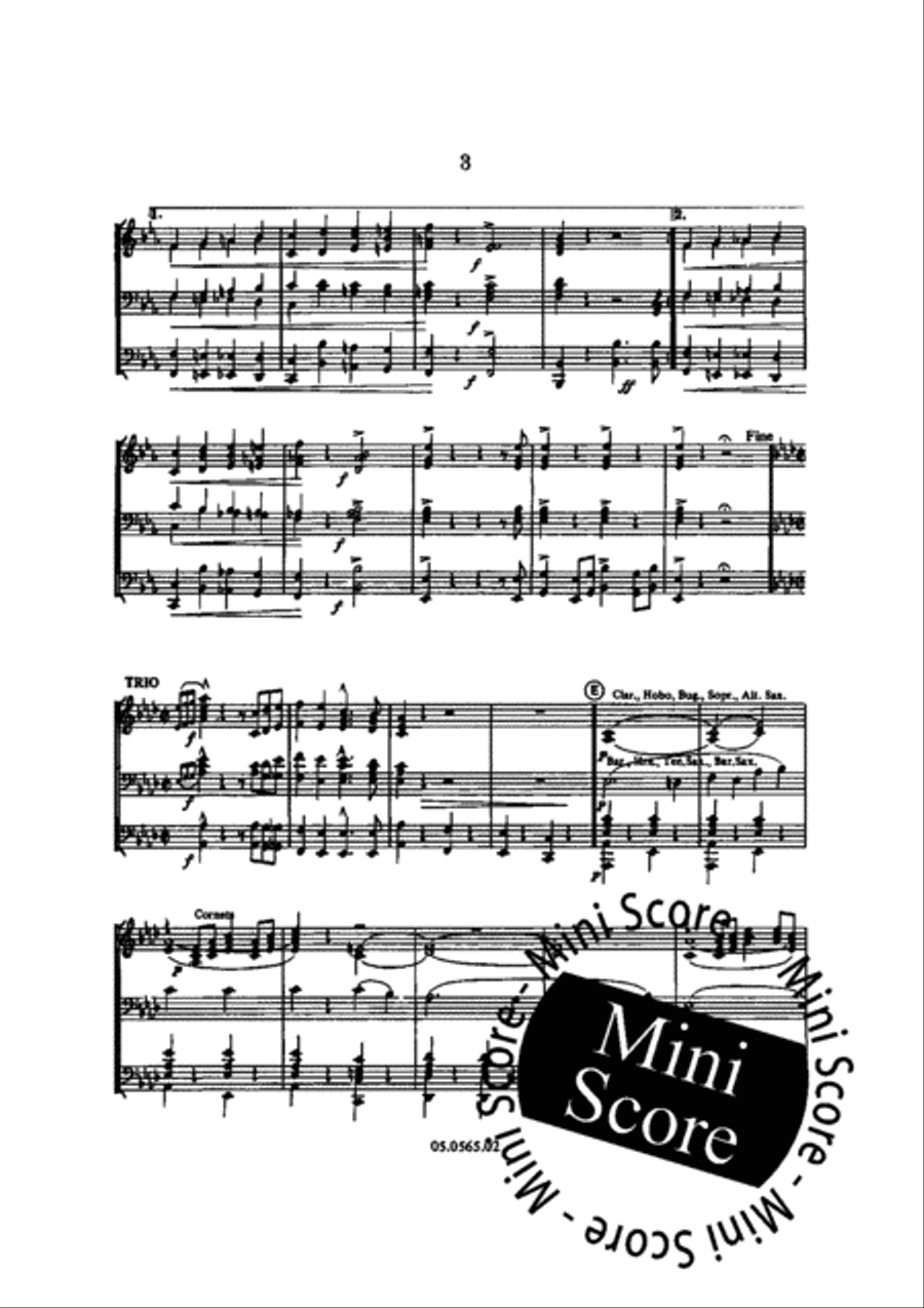 Sail Away Concert Band scores gallery preview page 5