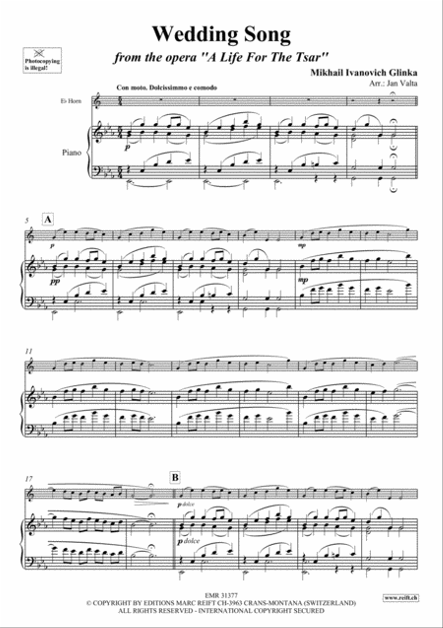 Wedding Song Wedding Song Horn scores gallery preview page 3