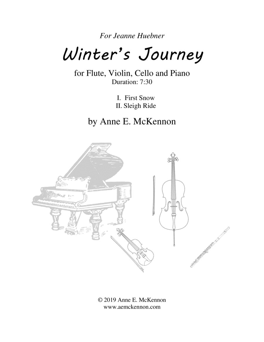 Winter's Journey Winter's Journey Chamber Music scores gallery preview page 1