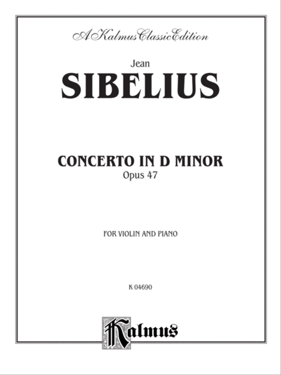 Concerto in D Minor, Op. 47 Small Ensemble scores gallery preview page 2