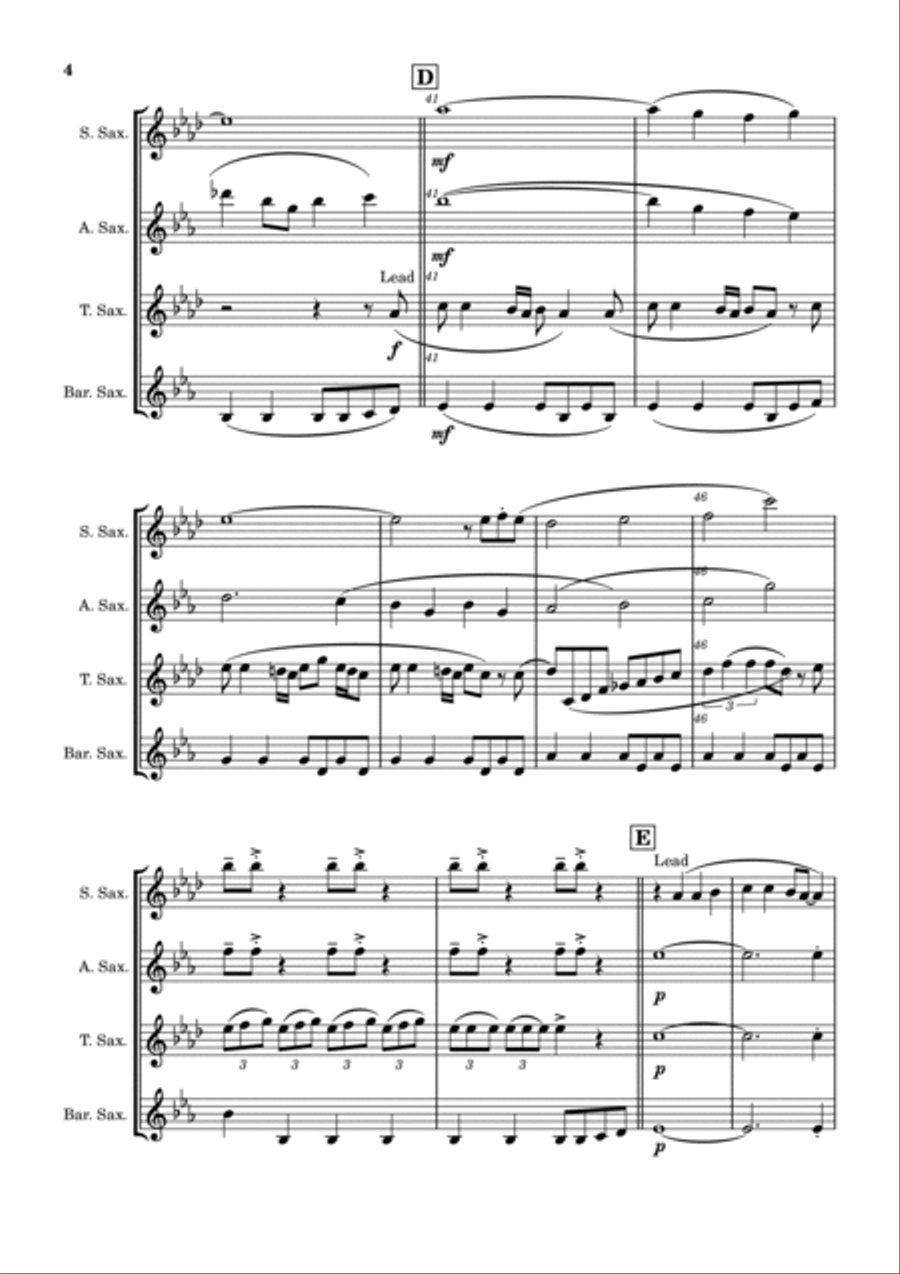 Christmas (baby Please Come Home) Christmas (baby Please Come Home) Woodwind Quartet scores gallery preview page 4