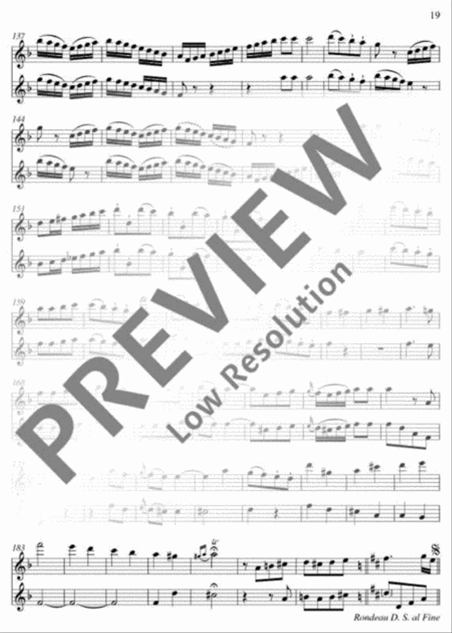Six Duos Six Duos Flute Duet scores gallery preview page 20