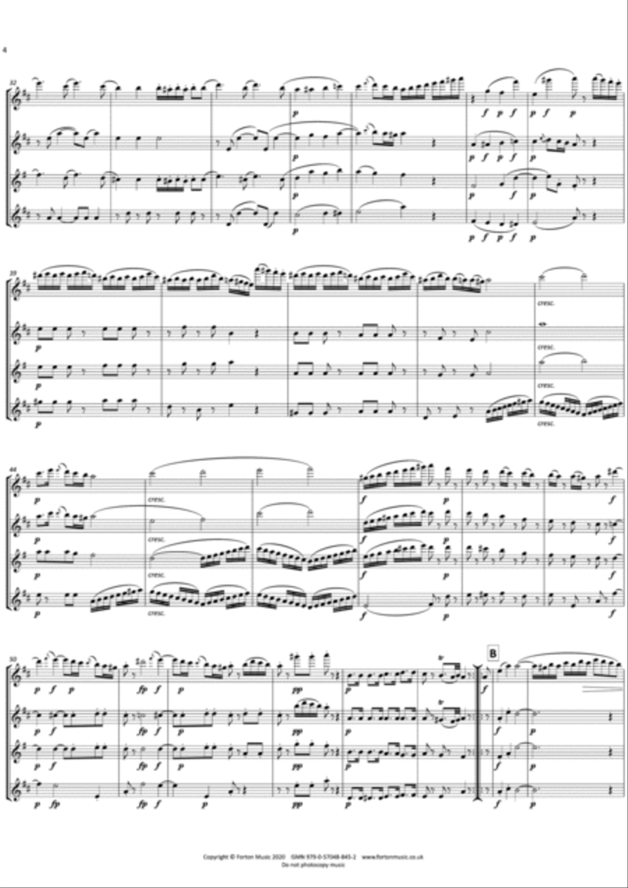 Quartet KV387 The Spring Quartet Set of Parts scores gallery preview page 4
