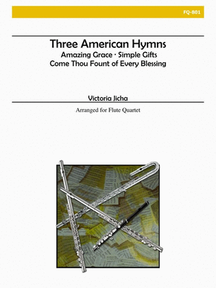 Book cover for Three American Hymns for Flute Quartet