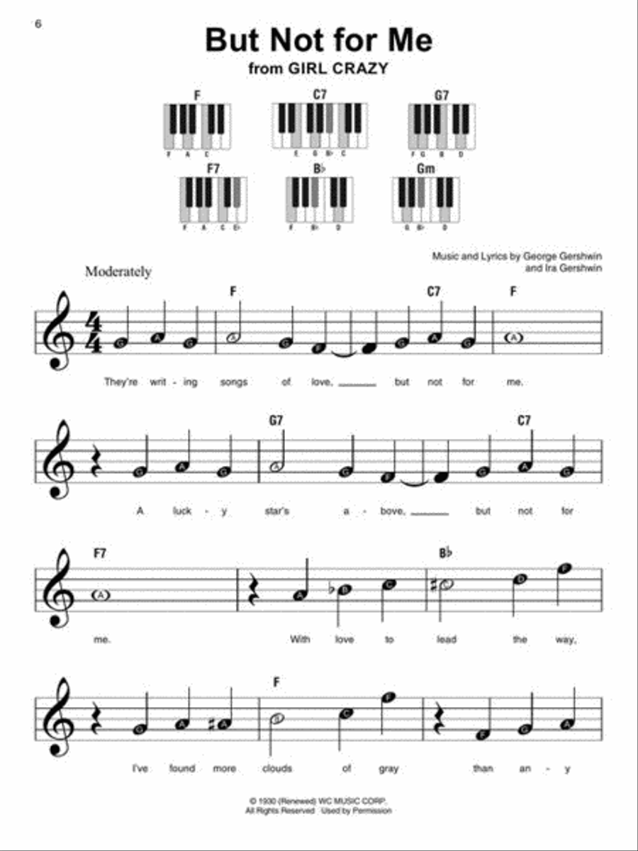 George Gershwin - Super Easy Songbook Easy Piano scores gallery preview page 4