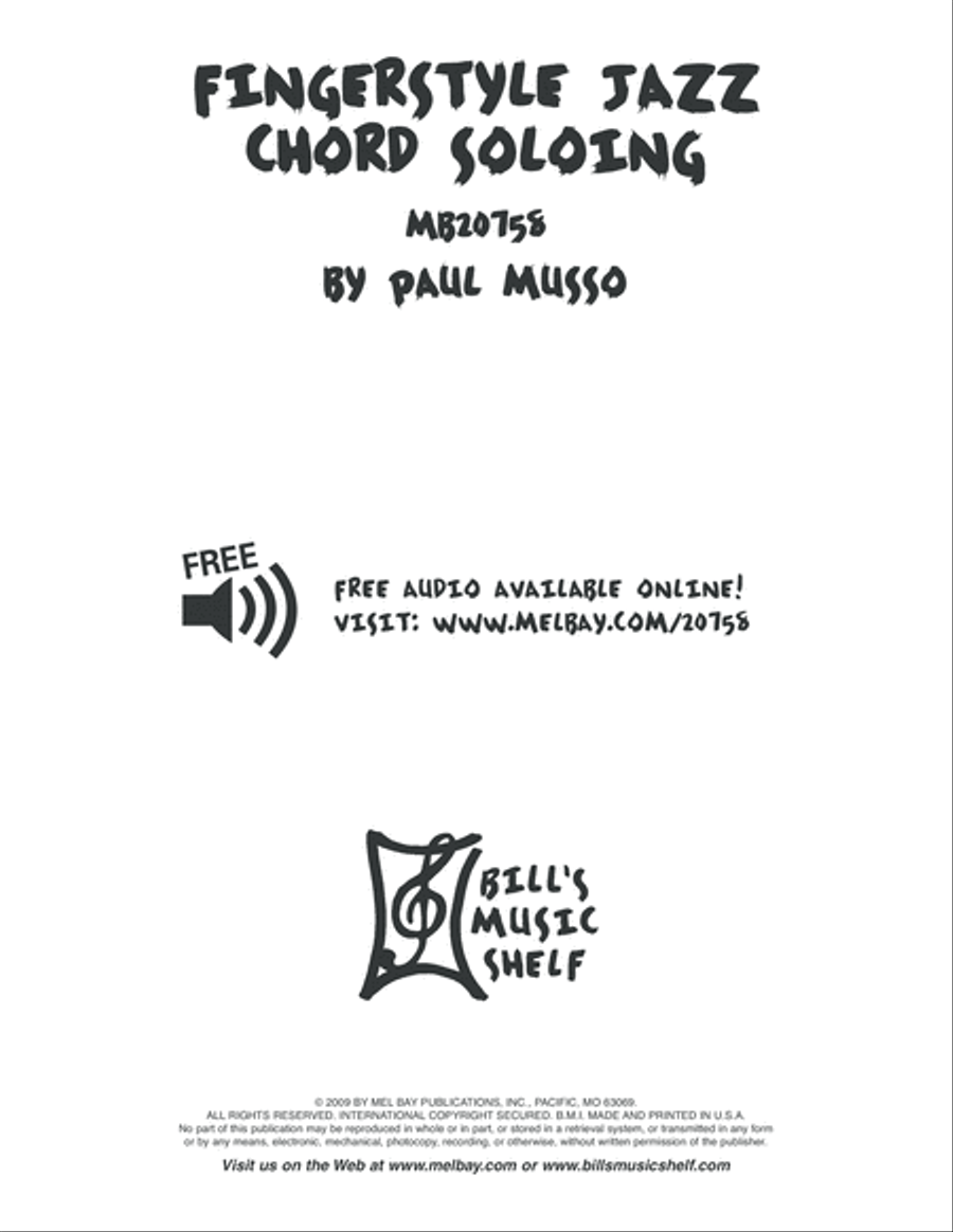 Fingerstyle Jazz Guitar Chord Soloing Electric Guitar scores gallery preview page 2