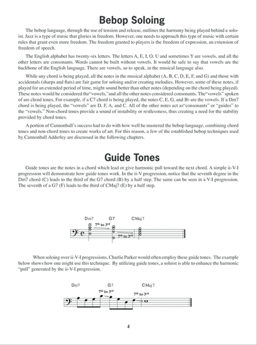 Essential Jazz Lines in the Style of Cannonball Adderly, Bass Clef Double Bass scores gallery preview page 5