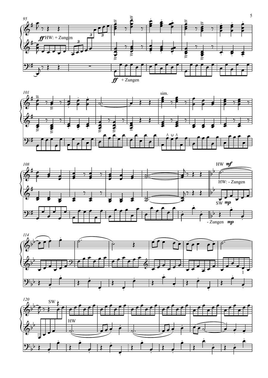 Toccata giocosa for organ Organ Solo scores gallery preview page 5