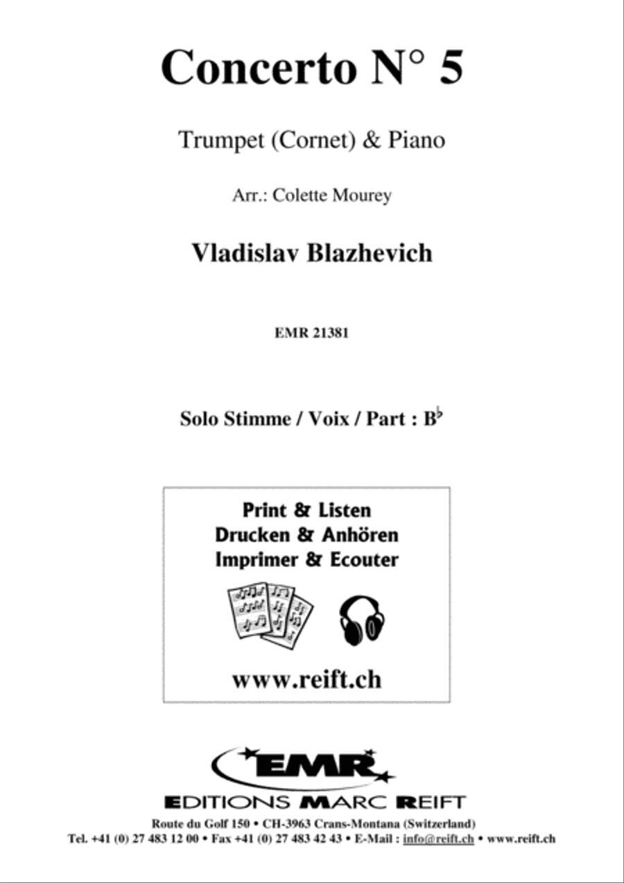 Concerto No. 5 Concerto No. 5 Cornet scores gallery preview page 2
