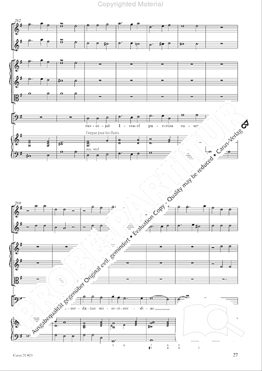 Magnificat in G SATTB scores gallery preview page 29